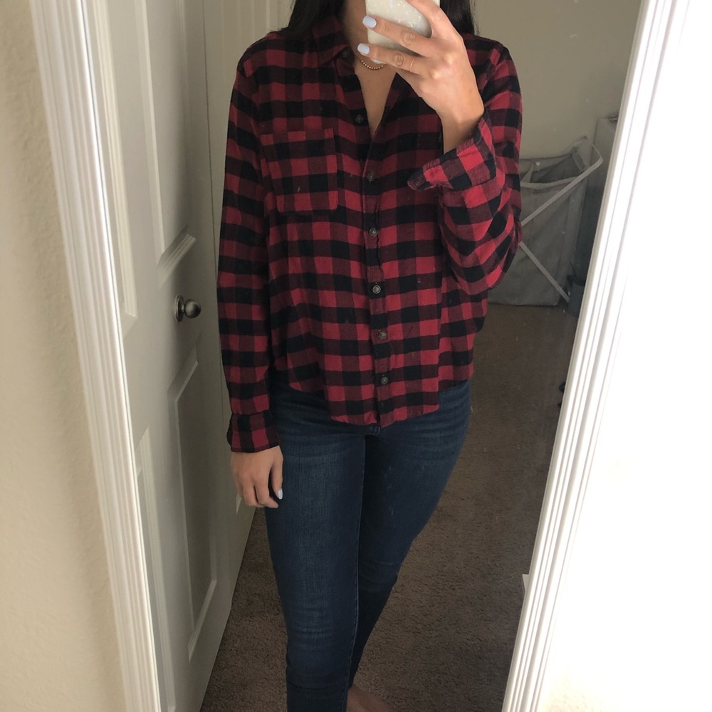Plaid Flannel Shirt